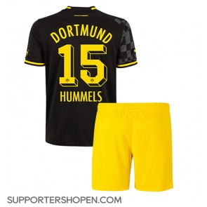 Borussia Dortmund Mats Hummels #15 Bortatröja Barn 2022-23 Kortärmad (+ korta byxor)